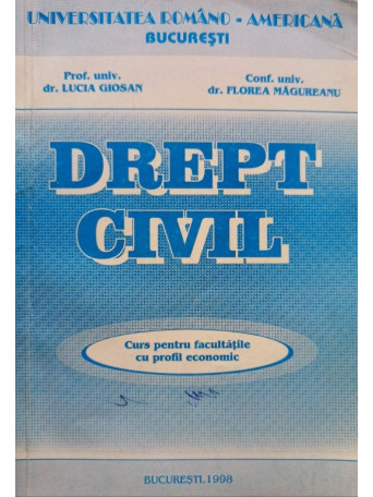 Lucia Giosan - Drept civil - 1998 - Brosata