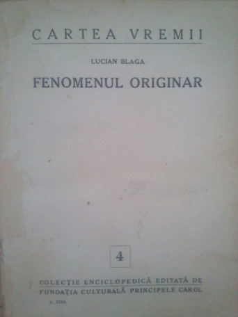 Fenomenul originar