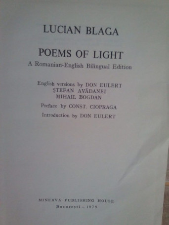 Poems of light