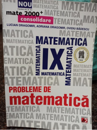 Probleme de matematica clasa IX