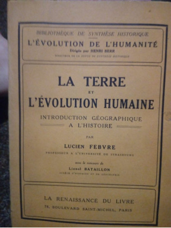 La terre et l'evolution humaine