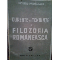 Curente si tendinte in filozofia romaneasca