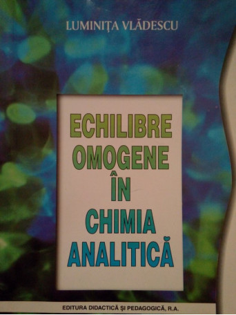 Echilibre omogene in chimia analitica