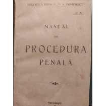 Manual de procedura penala