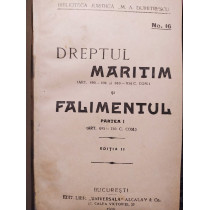 Dreptul maritim si falimentul, ed. II