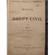 Manual de drept civil, ed. II