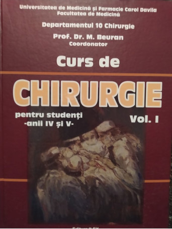 Curs de chirurgie, vol. 1