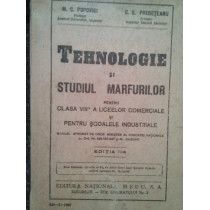 Tehnologie si studiul marfurilor