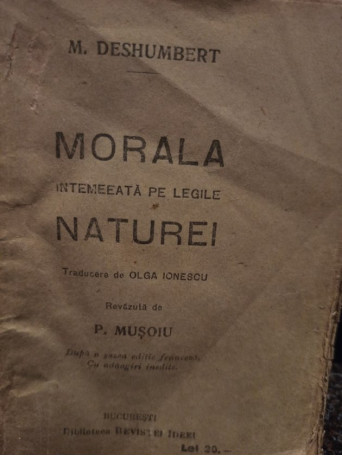 Morala intemeeata pe legile naturei