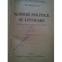 Scrieri politice si literare