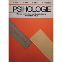 Psihologie - Manual pentru licee de filologieistorie si stiintele naturii