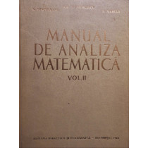 Manual de analiza matematica, vol. II