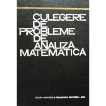 Culegere de probleme de analiza matematica