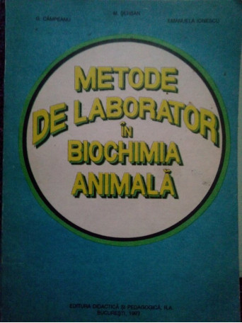 Metode de laborator in biochimia animala