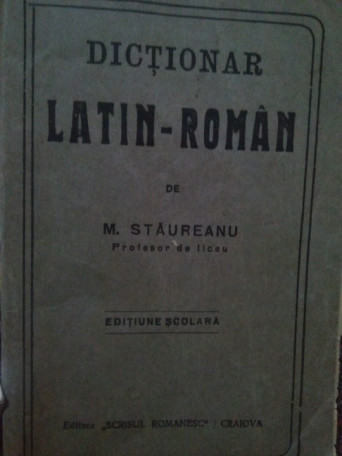 Dictionar latin-roman