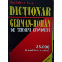 Dictionar germanroman de termeni economici