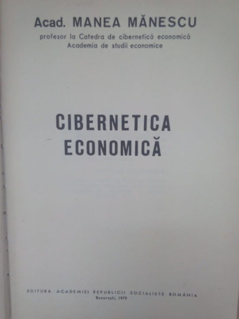 Cibernetica economica