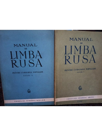 Manual de limba rusa pentru cursurile populare, 2 vol.