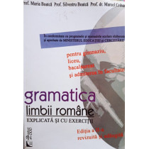 Gramatica limbii romane explicata si cu exercitii