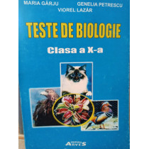 Teste de biologie clasa a Xa