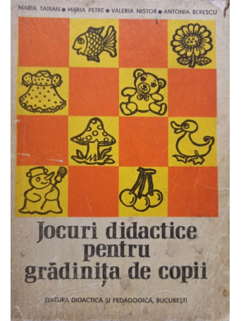 Jocuri didactice pentru gradinita de copii