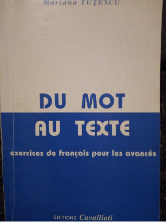 Du mot au texte