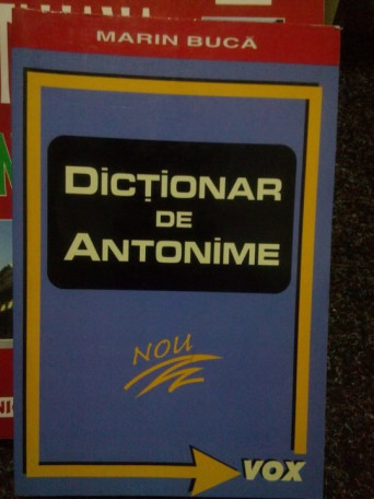 Dictionar de antonime