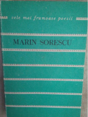 Marin Sorescu - Poeme - 1976 - Cartonata