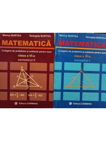 Matematica, clasa a VIa, 2 vol.