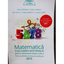 Matematica - Evaluarea nationala pentru absolventii clasei a VIIIa