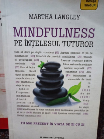 Martha Langley - Mindfulness pe intelesul tuturor - 2018 - Brosata