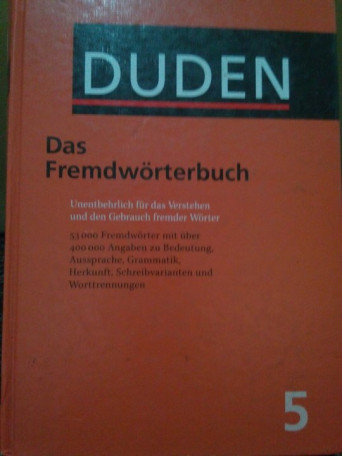 Matthias Wermke - Duden 05. Das Fremdworterbuch - Cartonata