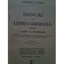 Manual de limba germana pentru clasa a Va SECUNDARA