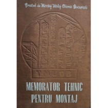 Memorator tehnic pentru montaj