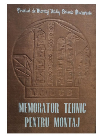 Memorator tehnic pentru montaj