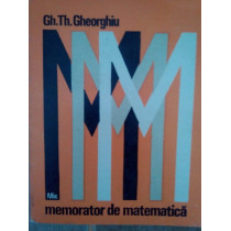 Mic memorator de matematica