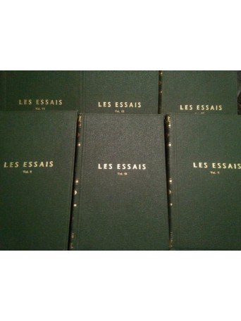 Les essais, 6 volume