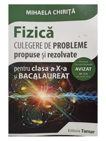 Mihaela Chirita - Fizica - Culegere de probleme pentru clasa a X-a si bacalaureat - 2018 - Brosata