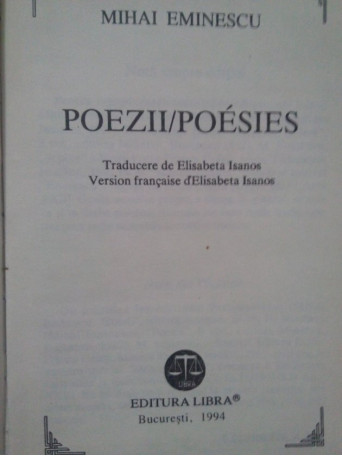 Poezii / Poesies