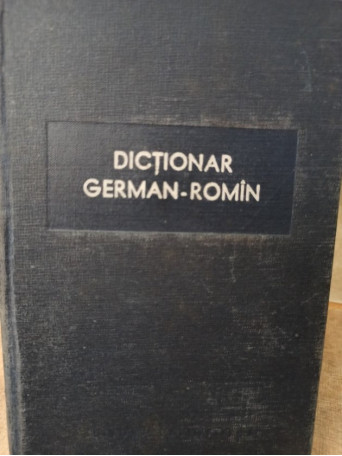 Dictionar german - roman