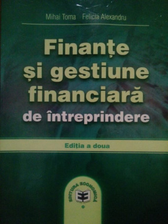 Finante si gestiune financiara de intreprindere