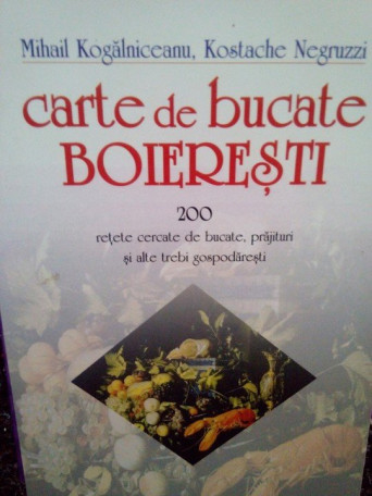 Carte de bucate boieresti