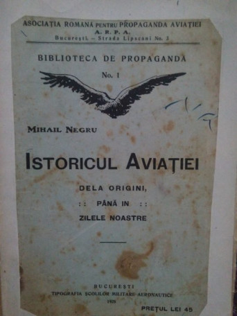 Istoricul aviatiei de la origini pana in zilele noastre