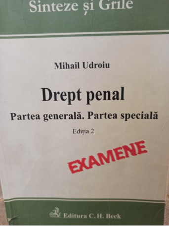 Drept penal - Partea generala - Partea speciala, editia 2