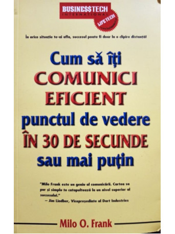 Cum sa iti comunici eficient punctul de vedere in 30 de secunde sau mai putin