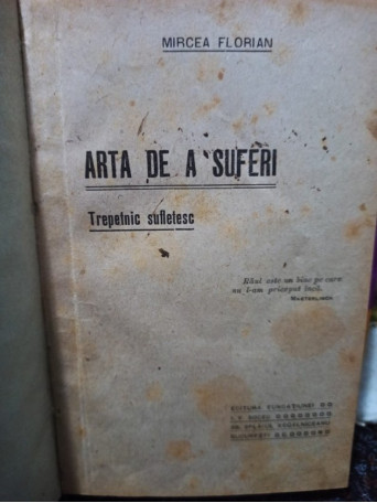 Arta de a suferi