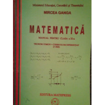 Matematica. Manual pentru clasa a XI-a