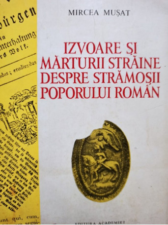 Izvoare si marturii straine despre stramosii poporului roman