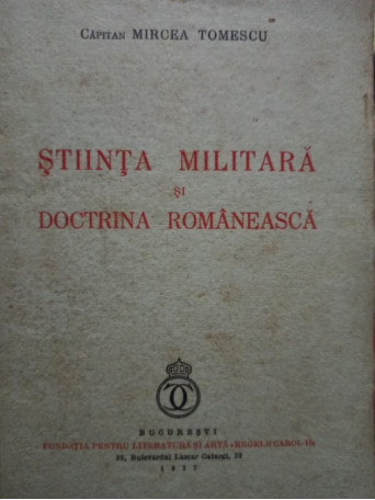 Stiinta militara si doctrina romaneasca