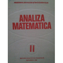 Analiza matematica, vol. II